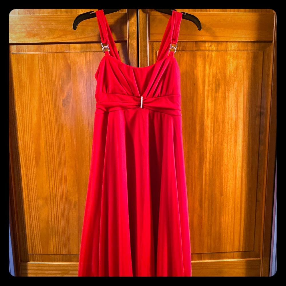 NWT***Girls size Large red special occasion dress